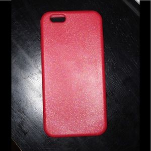 Red Glitter iPhone 6s Case